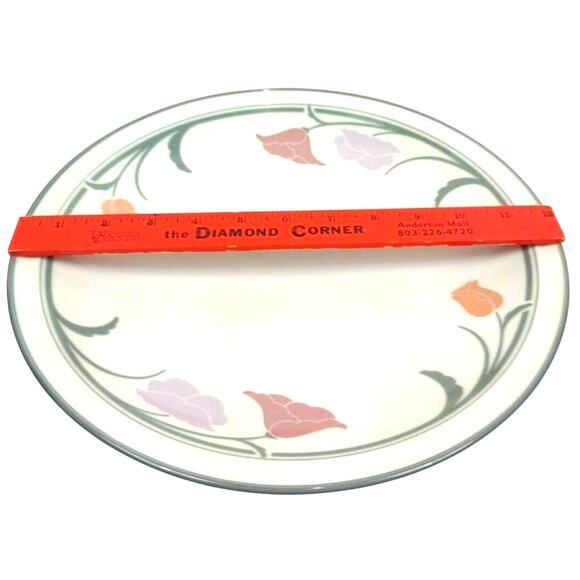 Tivoli Belles Fleurs Large Round Serving Bowl or Platter Japan 12.25” Dansk 80's - Picture 6 of 7